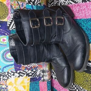 Kenneth Cole Reaction Moto Boots 8.5